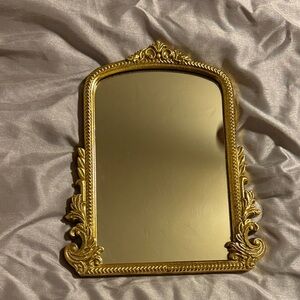 Elegant Gold Ornate Wall Mirror